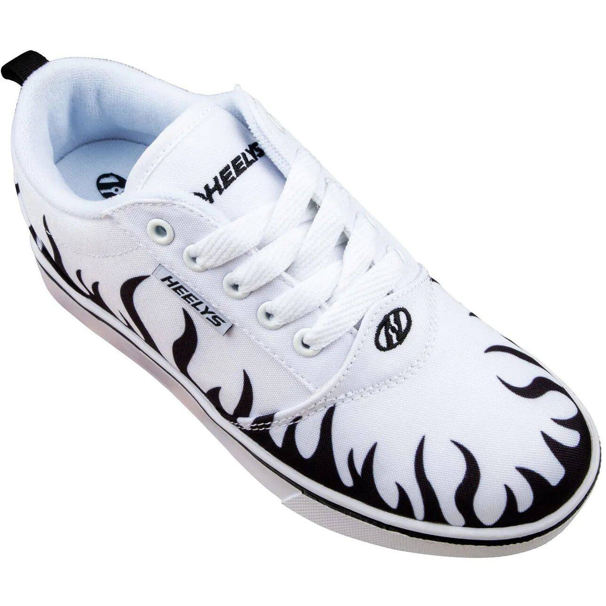 Heelys Pro 20 Prints - White/Black Flames