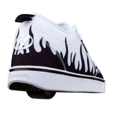 Heelys Pro 20 Prints - White/Black Flames