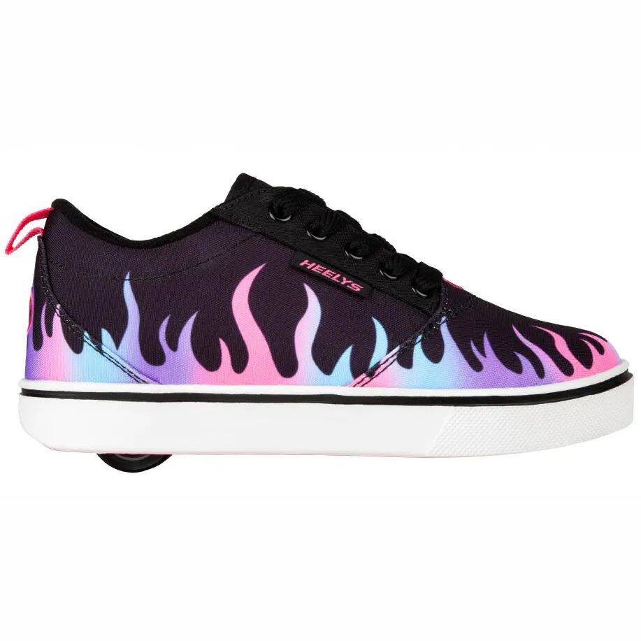 Heelys Pro 20 Prints - Black/Neon Pink/Hologram Flame