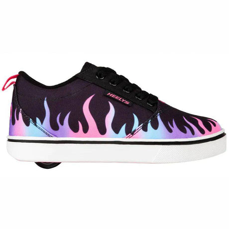 Heelys Pro 20 Prints - Black/Neon Pink/Hologram Flame