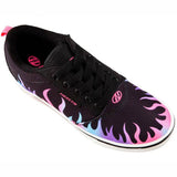 Heelys Pro 20 Prints - Black/Neon Pink/Hologram Flame