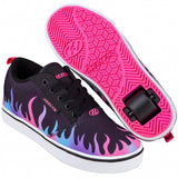 Heelys Pro 20 Prints - Black/Neon Pink/Hologram Flame J12