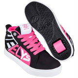 Heelys Racer 20 Mid - Black/White/Neon Pink
