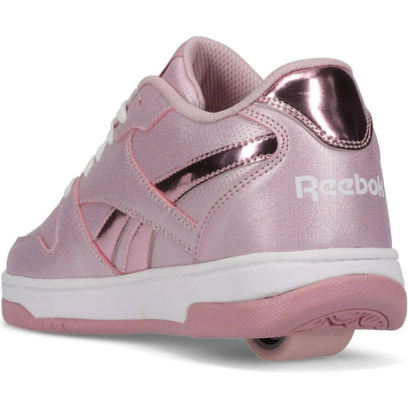 Heelys x Reebok BB4500 Low - White/Classic Pink/Sparkle