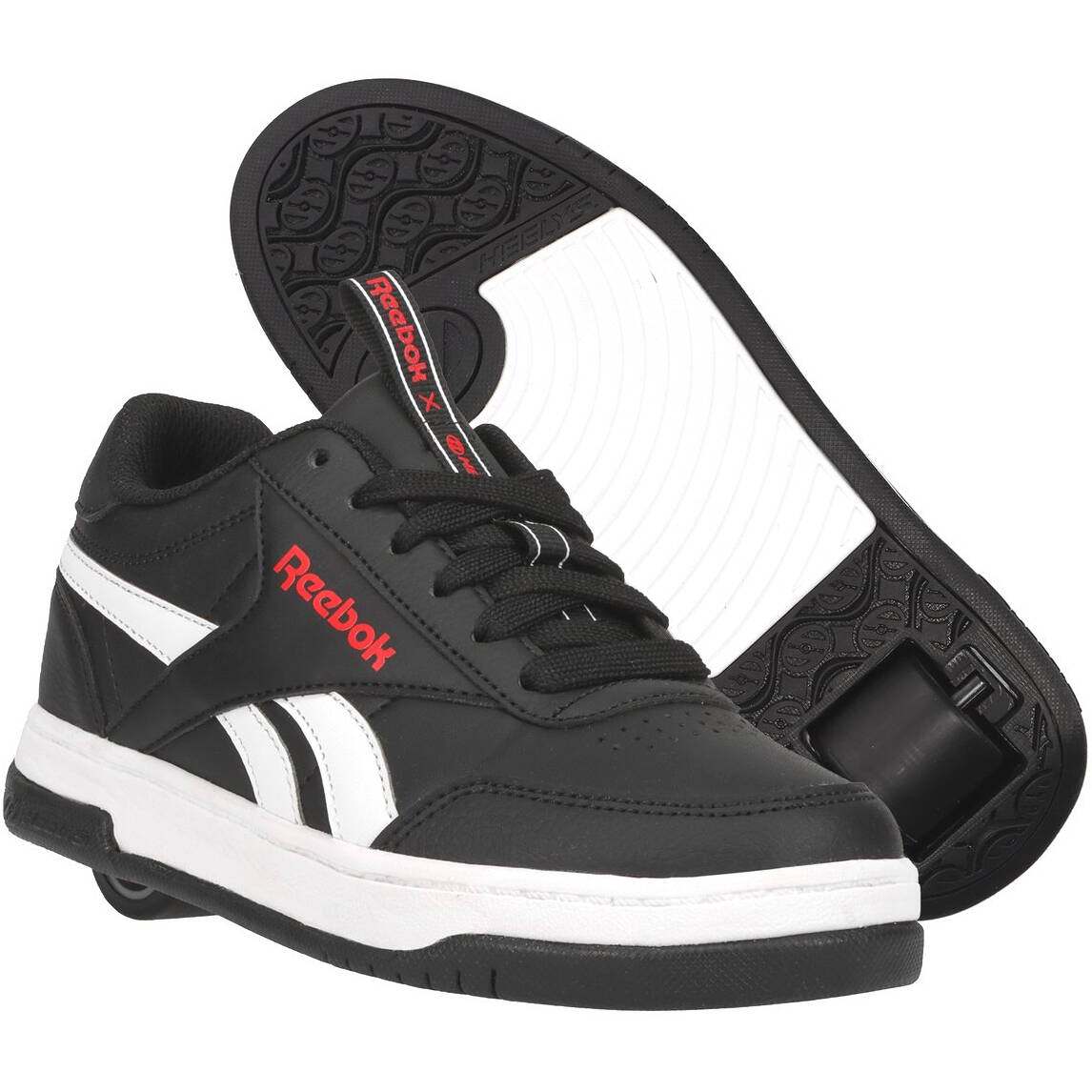 Heelys x Reebok Court Low - Core Black/White/Vector Red J12