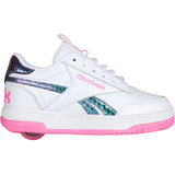 Heelys x Reebok Court Low - White/Neon Blue/Solar Yellow/Electro Pink
