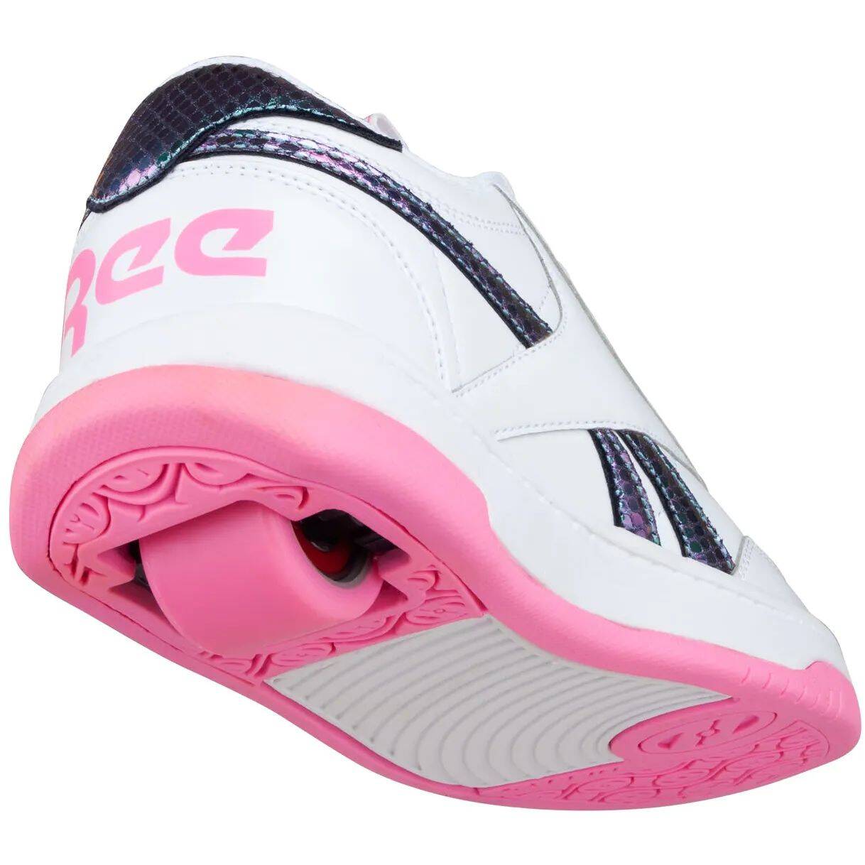 Heelys x Reebok Court Low - White/Neon Blue/Solar Yellow/Electro Pink