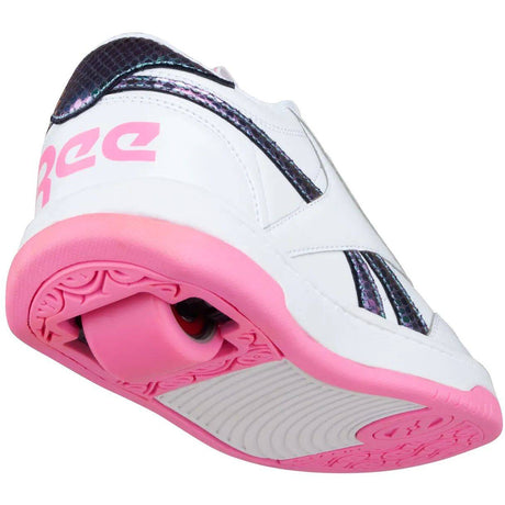 Heelys x Reebok Court Low - White/Neon Blue/Solar Yellow/Electro Pink