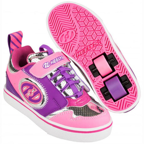 Heelys Rocket X2 - Pink/Silver/Purple J11