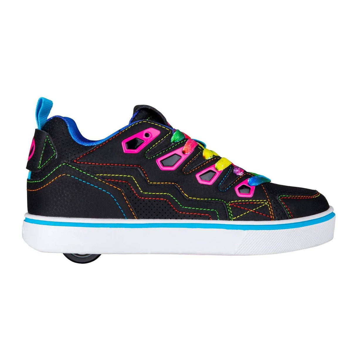 Heelys Tracer 20 - Black/Hot Pink/Rainbow