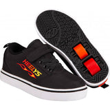 Heelys X2 Pro 20 - Black/Red/Yellow Flame