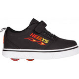 Heelys X2 Pro 20 - Black/Red/Yellow Flame