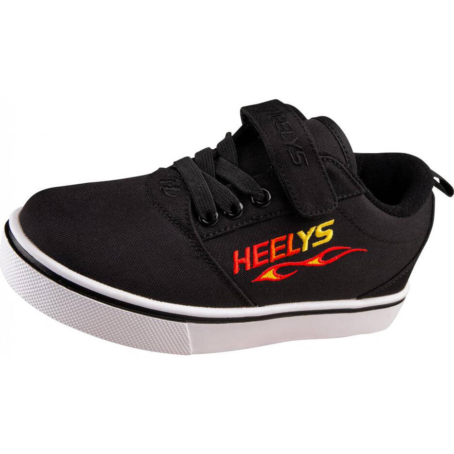 Heelys X2 Pro 20 - Black/Red/Yellow Flame