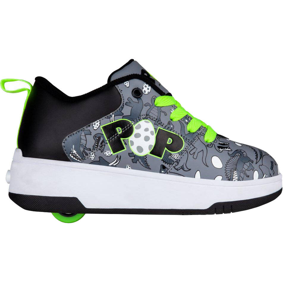 Heelys POP Strive - Charcoal/Black/Bright Green/Dino