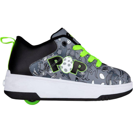 Heelys POP Strive - Charcoal/Black/Bright Green/Dino