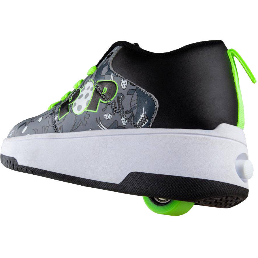 Heelys POP Strive - Charcoal/Black/Bright Green/Dino