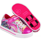 Heelys Snazzy X2 - Hot Pink/Multi Heart Swirl