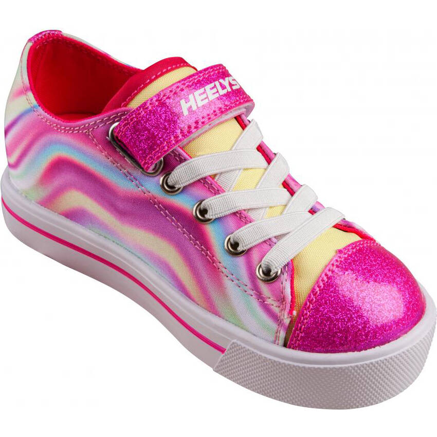Heelys Snazzy X2 - Hot Pink/Multi Heart Swirl