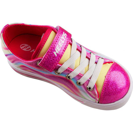 Heelys Snazzy X2 - Hot Pink/Multi Heart Swirl