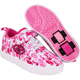 Heelys X2 Pro 20 - White/Pink Flames
