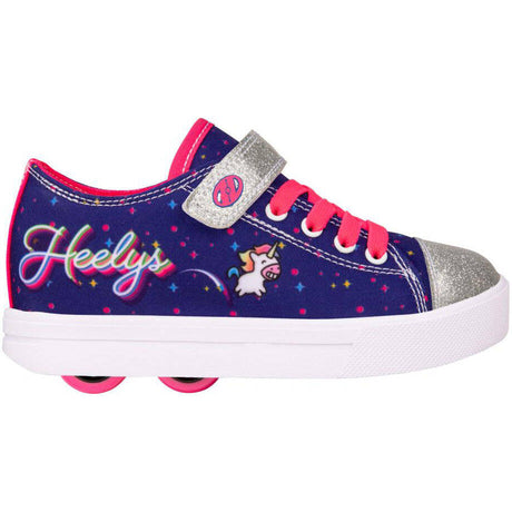 Heelys X2 Snazzy - Purple/Neon Pink Unicorn
