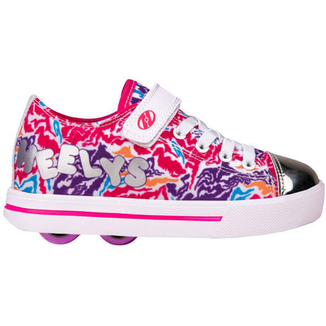 Heelys X2 Snazzy - White/Pink/Multi