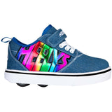 Heelys X2 Pro 20 - Blue Denim/Blue/Rainbow