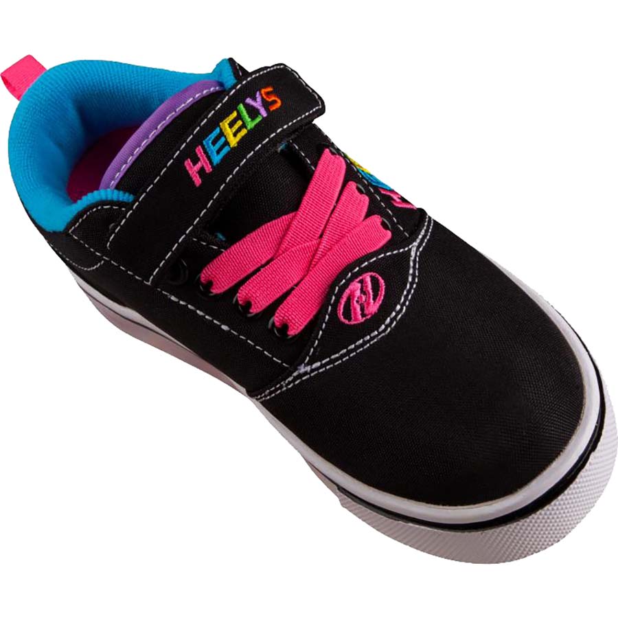 Heelys X2 Pro 20 - Black/Rainbow Multi Nylon Canvas