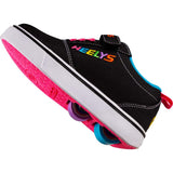 Heelys X2 Pro 20 - Black/Rainbow Multi Nylon Canvas