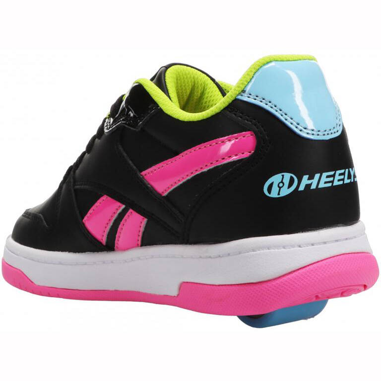Heelys x Reebok BB4500 Low - Black/Atomic Pink/Digi Blue