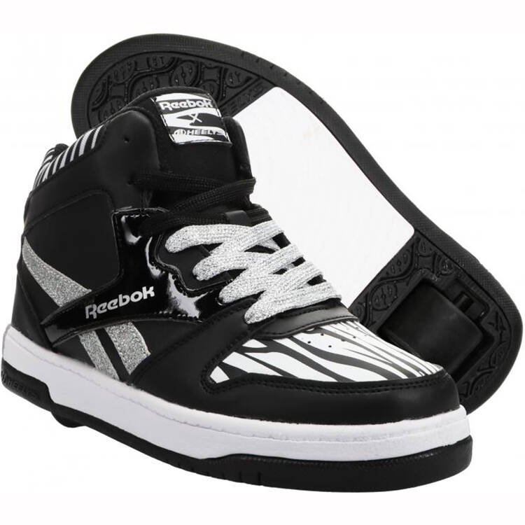 Heelys x Reebok BB4500 Mid - Black/White/Silver