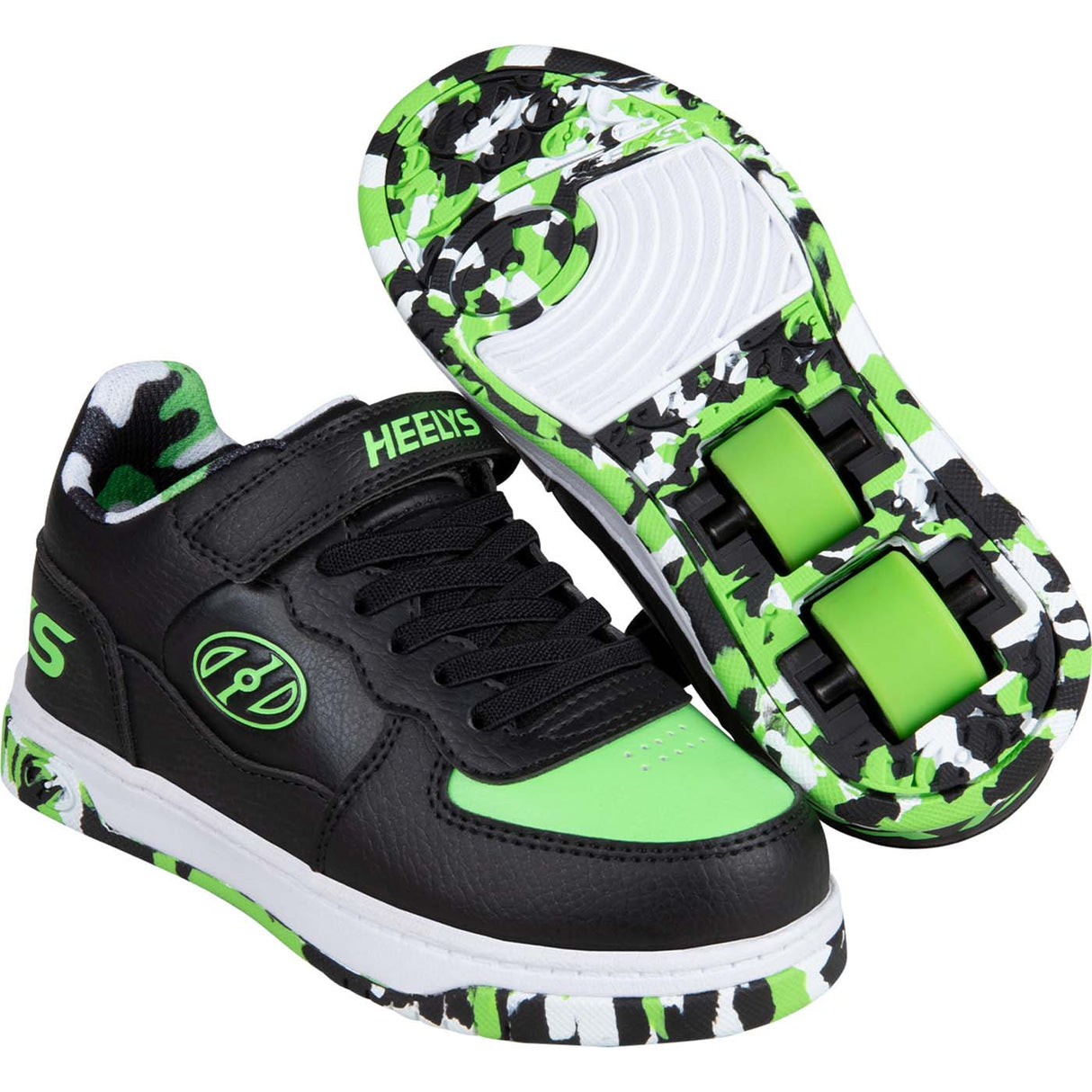 Heelys Reserve X2 - Black/P.Green/White
