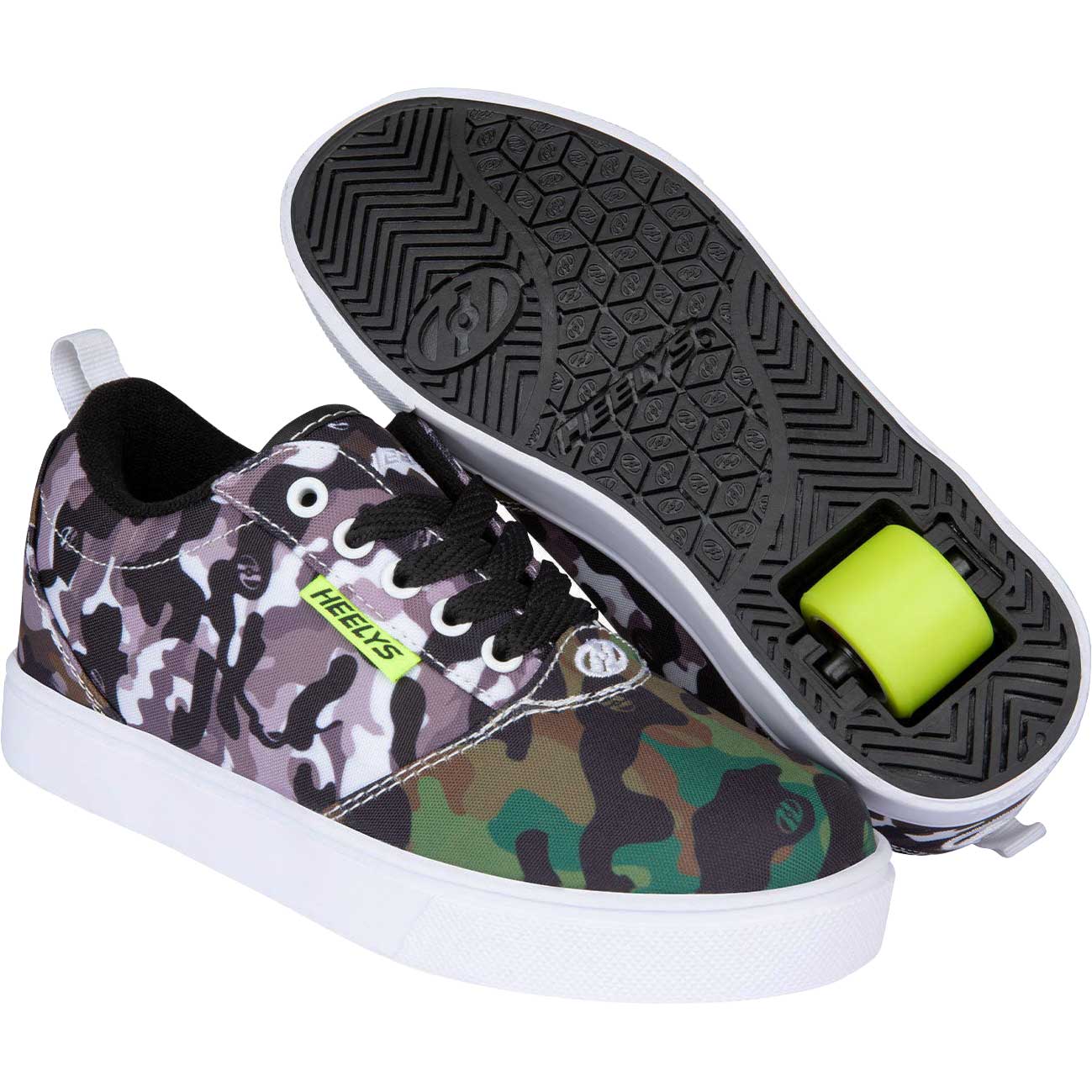 Heelys Pro 20 Prints - Black/White/Green/Grey Camo