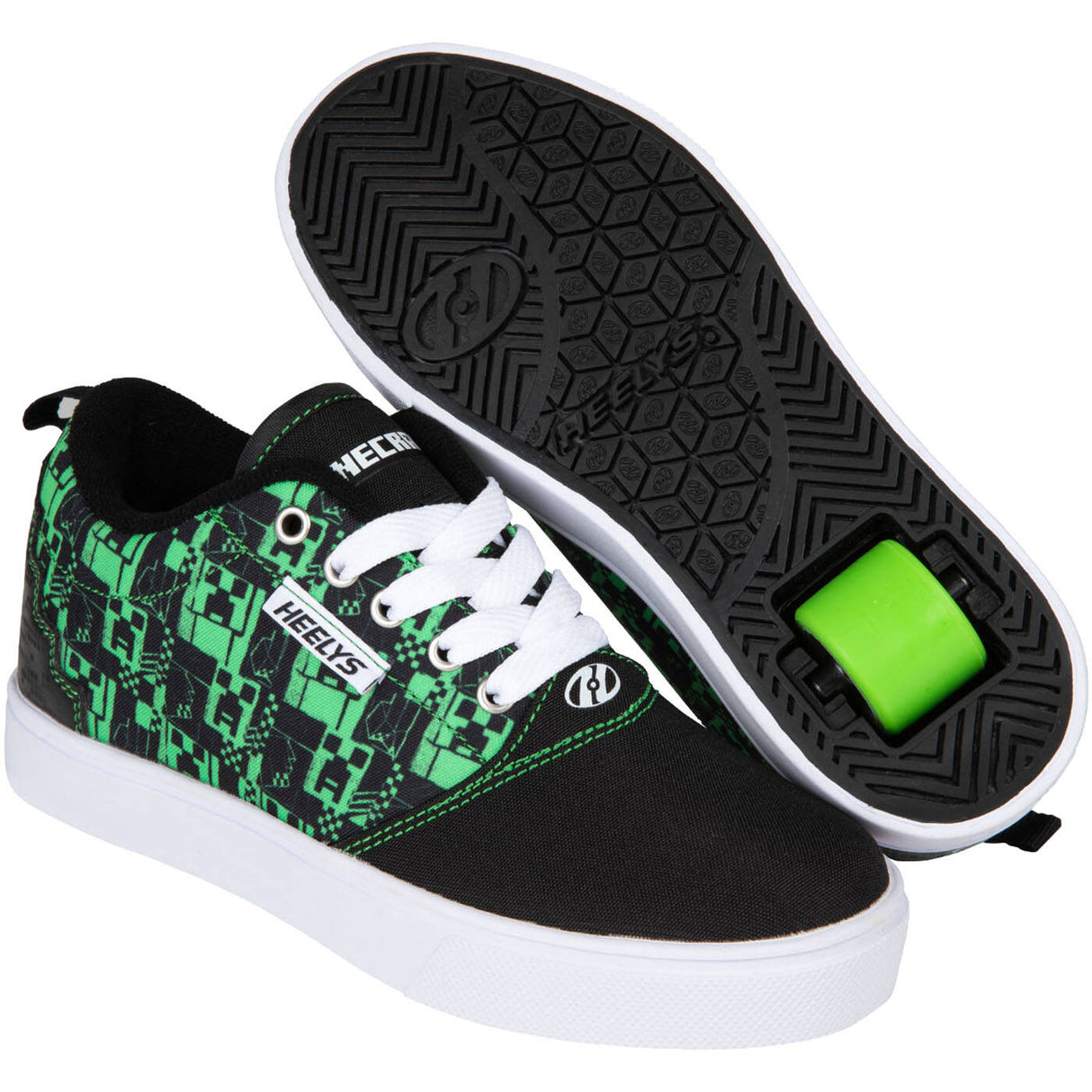 Heelys X Minecraft Pro 20 Prints - Black/Green/White