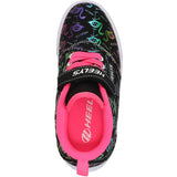 Heelys Pro 20 X2 - Black/Neon Pink/Cyan
