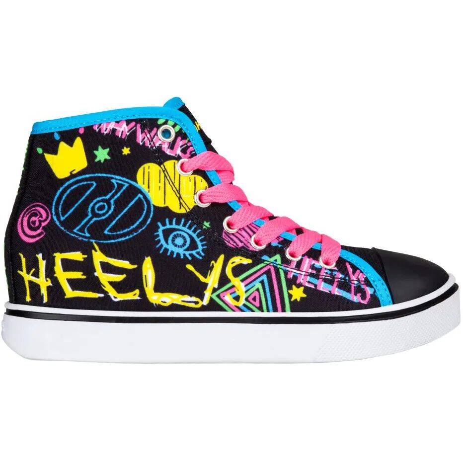 Heelys Veloz - Black/Rainbow/Scribble