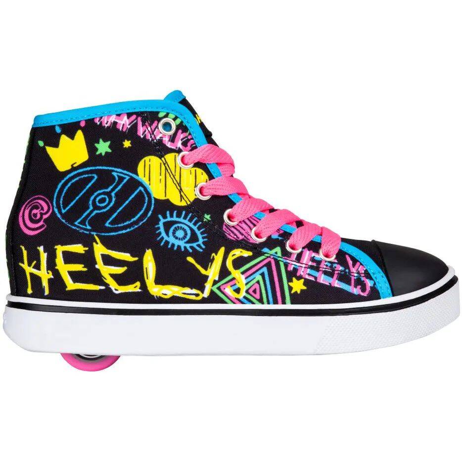 Heelys Veloz - Black/Rainbow/Scribble