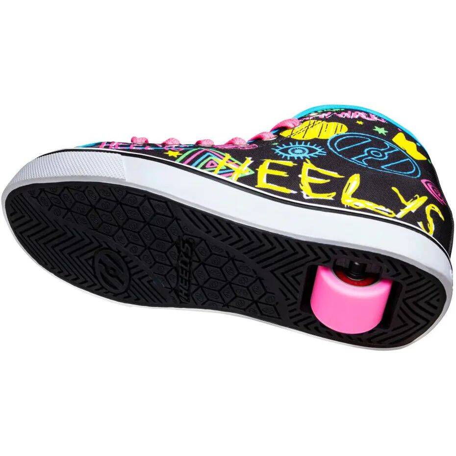 Heelys Veloz - Black/Rainbow/Scribble