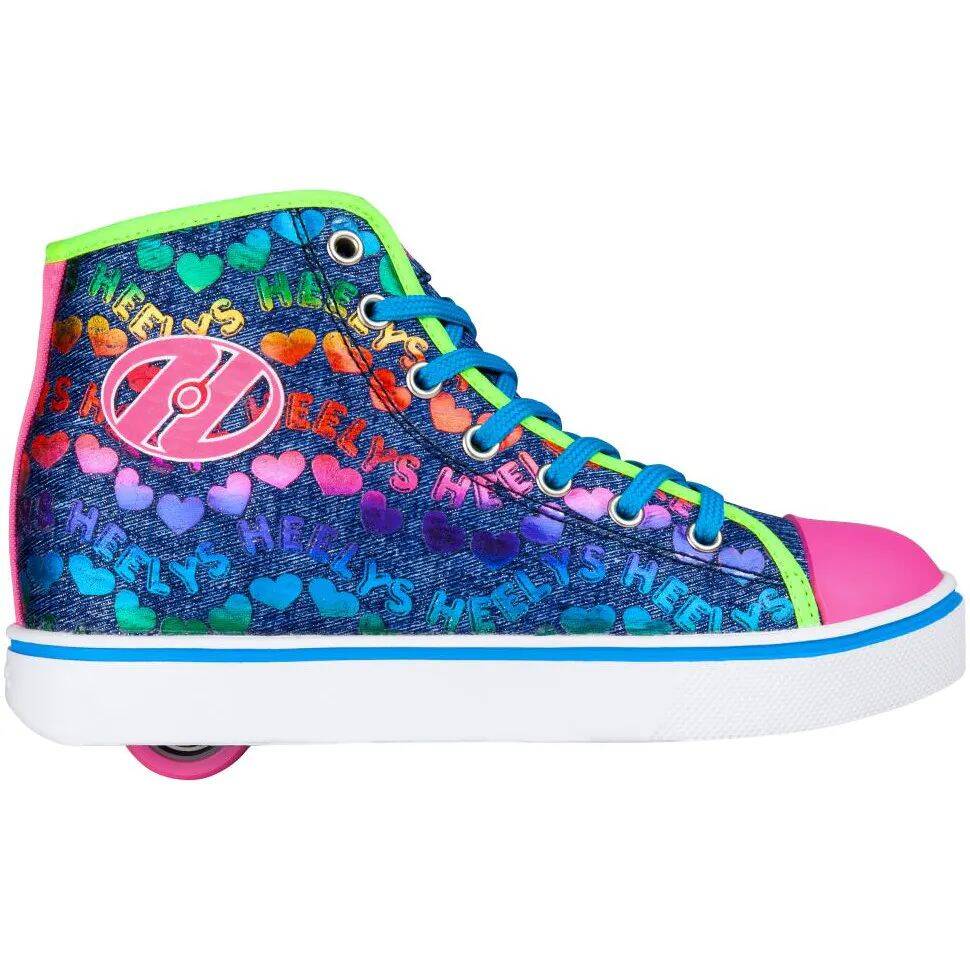 Heelys Veloz - Denim/Glitter/Rainbow