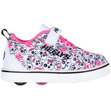 Heelys X2 GR8 Pro - White/Black/Hot Pink/Skulls