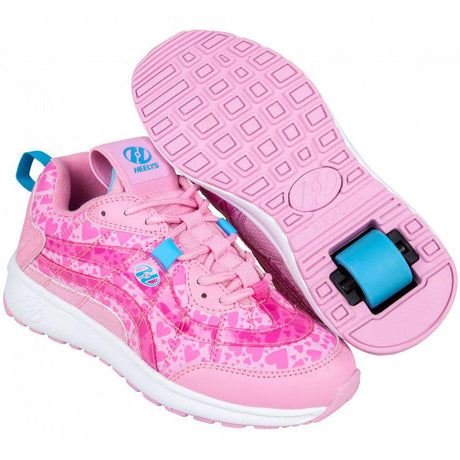 Heelys Nitro - Light Pink/Pink Hearts UK 2