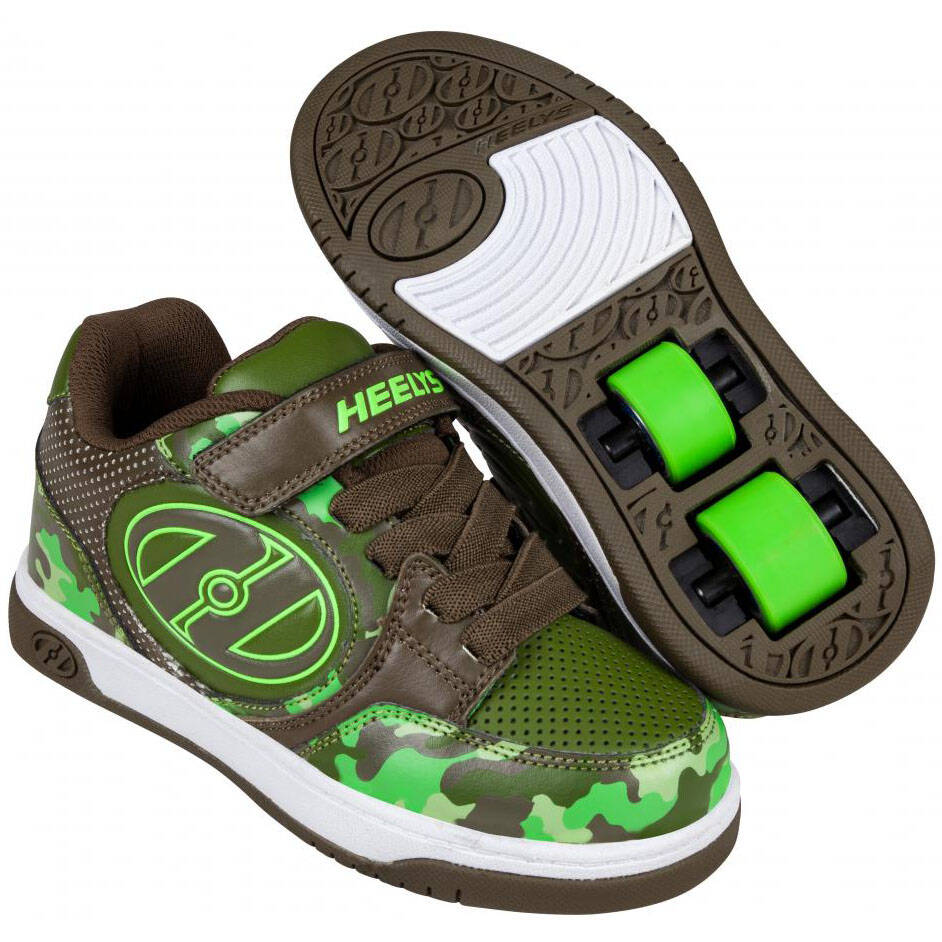 Heelys X2 Plus - Dark Green/Camo J12