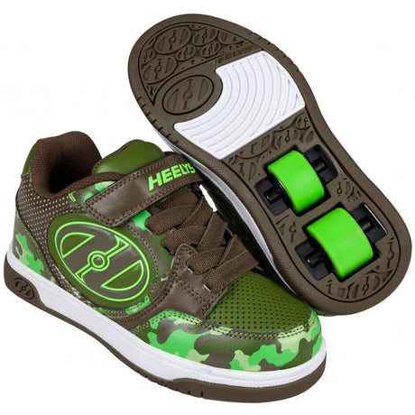 Heelys X2 Plus - Dark Green/Camo J12