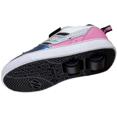 Heelys X2 Racer - Black/Silver/White/Pink