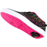 Heelys Pro 20 Prints - Black/Rainbow/Neon Pink