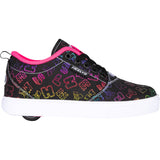 Heelys Pro 20 Prints - Black/Rainbow/Neon Pink
