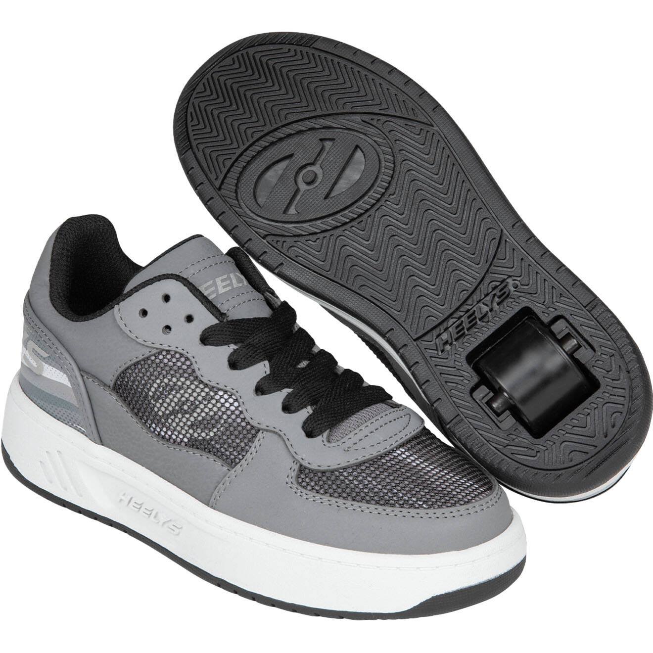 Heelys Rezerve Low - Silver-Grey/Black/Grey