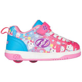 Heelys Dual Up X2 - Neon Pink/Cyan/Purple Unicorn