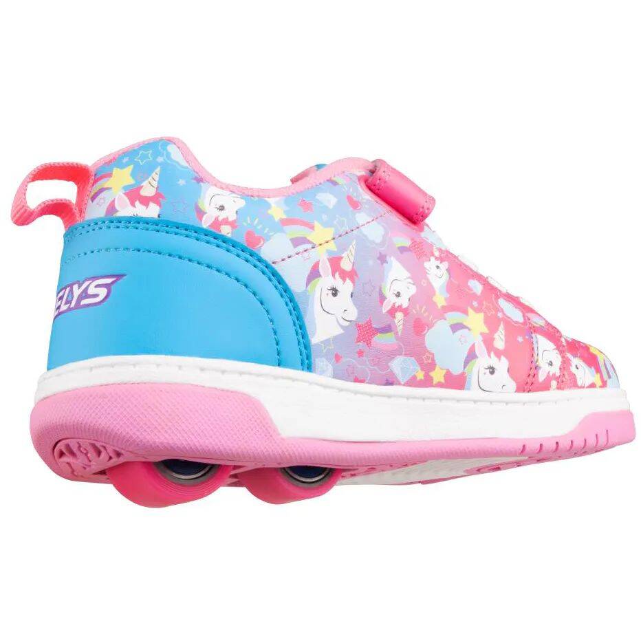 Heelys Dual Up X2 - Neon Pink/Cyan/Purple Unicorn