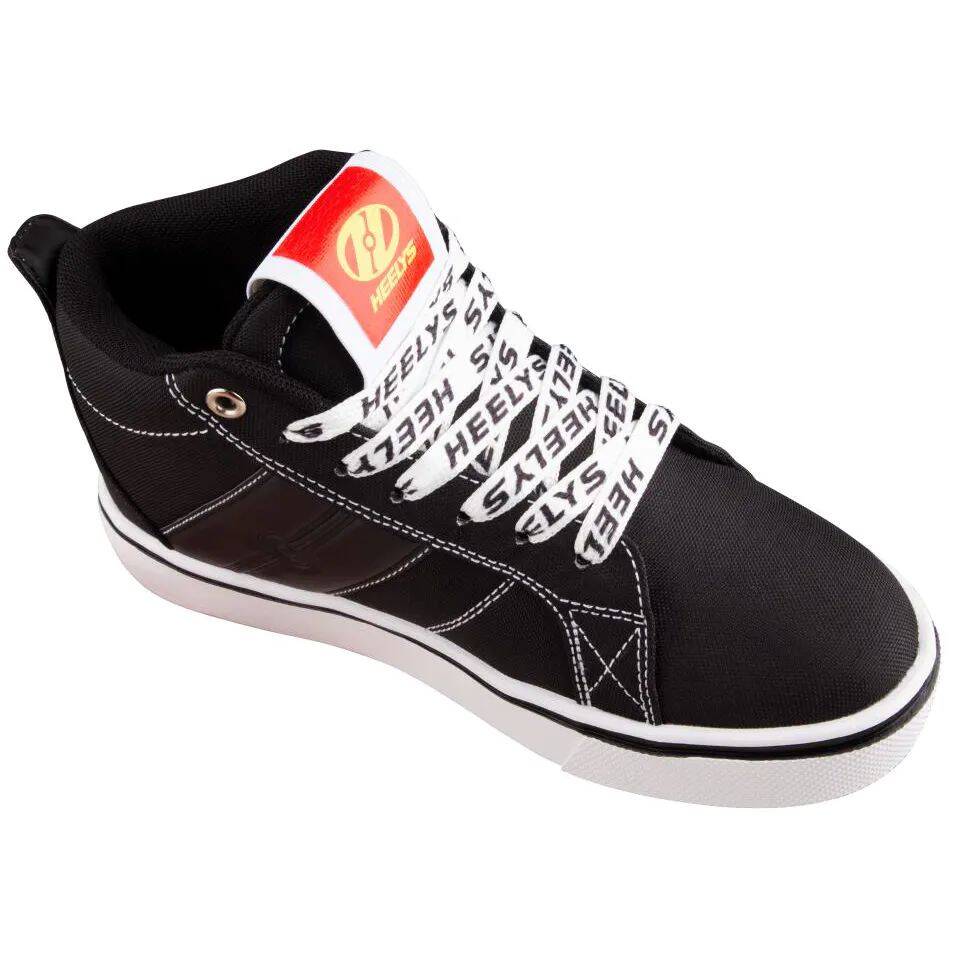Heelys Racer 20 Mid - Black/White/Red/Yellow Flame